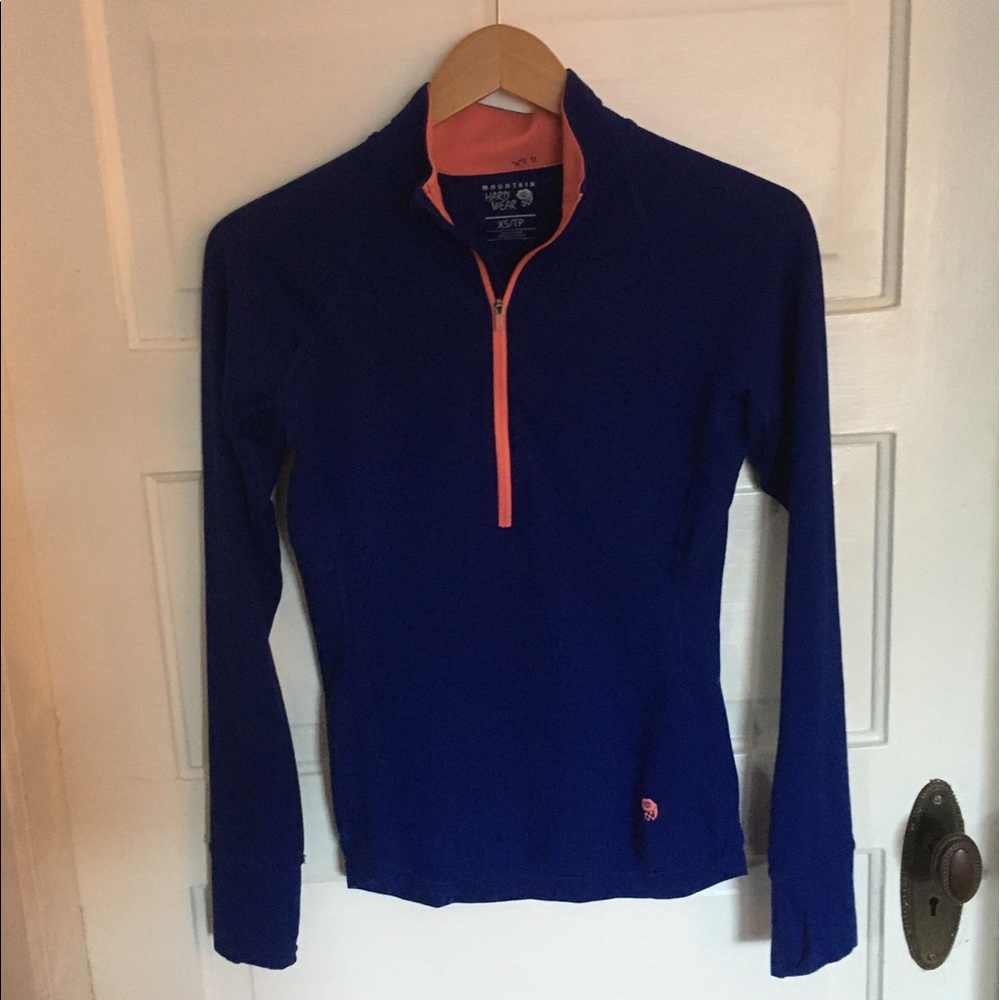 Mountain Hardware 3/4 Zip Long Sleeve Top
